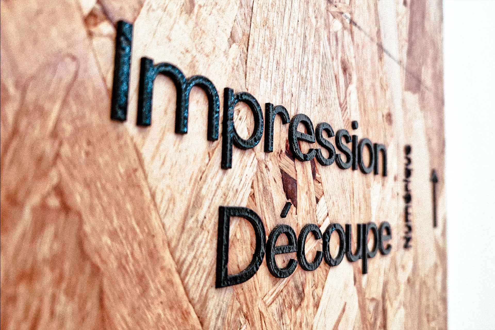 Impression en relief